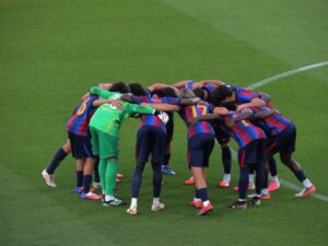 El Barça Atlètic golea (4-0) al Peña Sport y sigue invicto