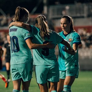 El Barça Femení golea la Roma (0-6) y lidera en Champions
